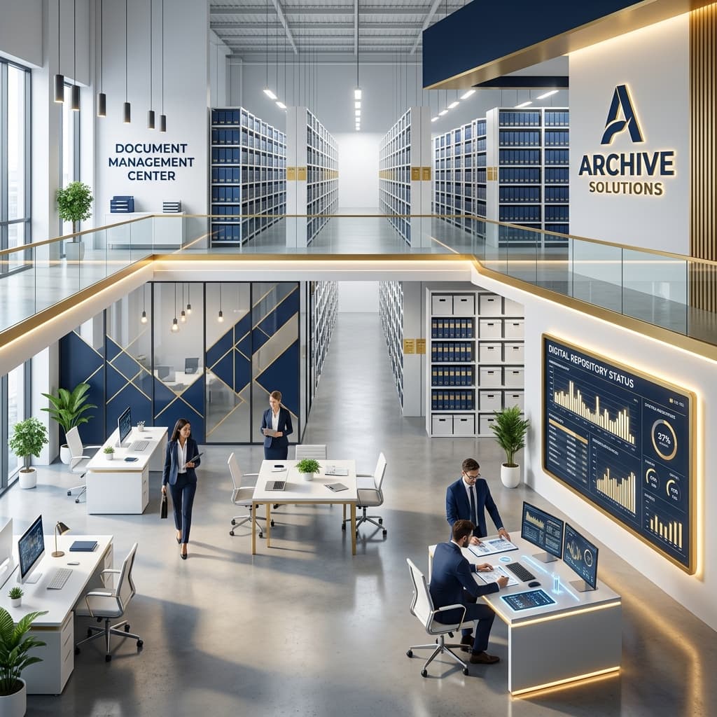 DOK Solutions climate-controlled document archive warehouse in Colombo