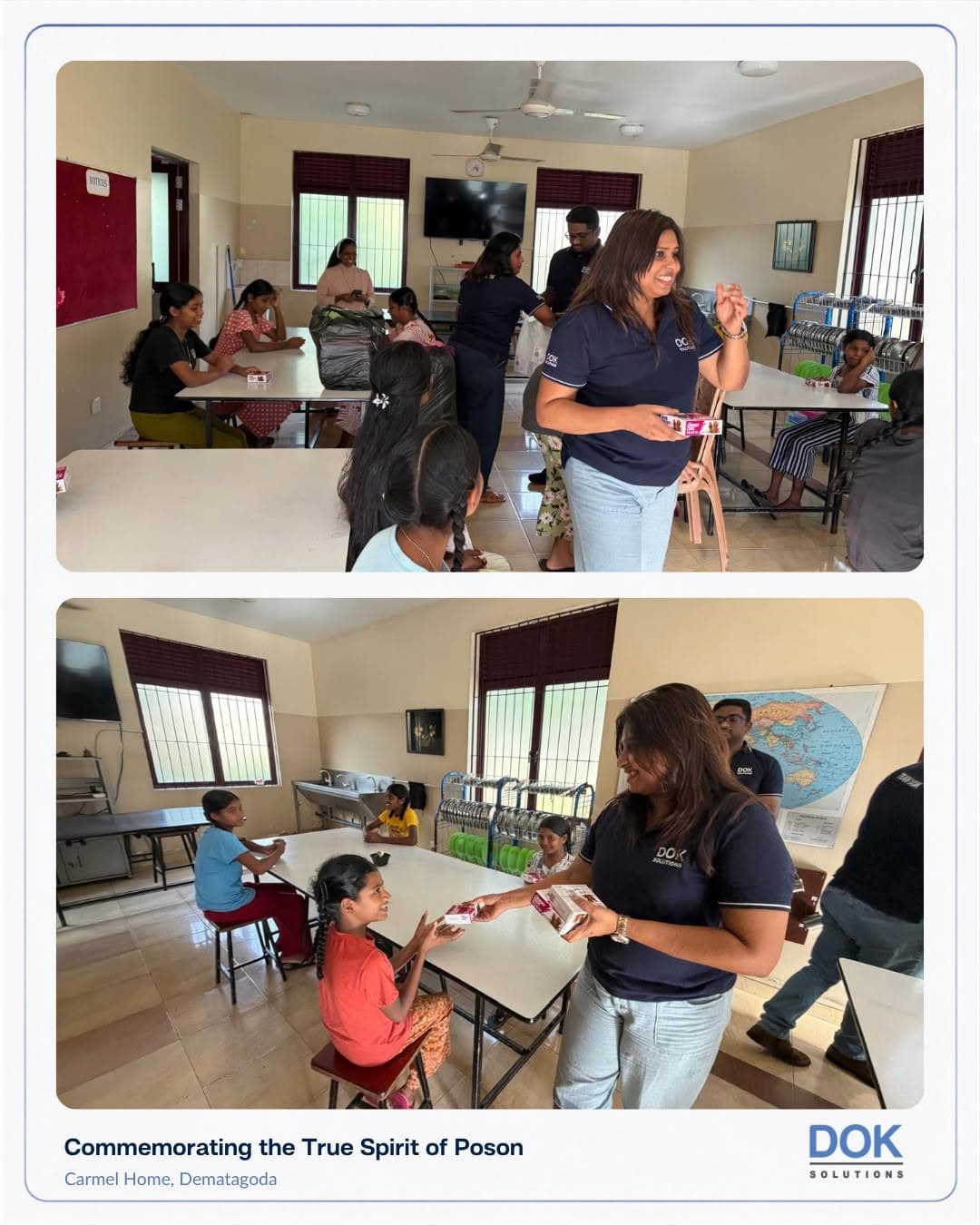 Spreading Care This Poson Poya — DOK Solutions Visits Carmel Home, Dematagoda